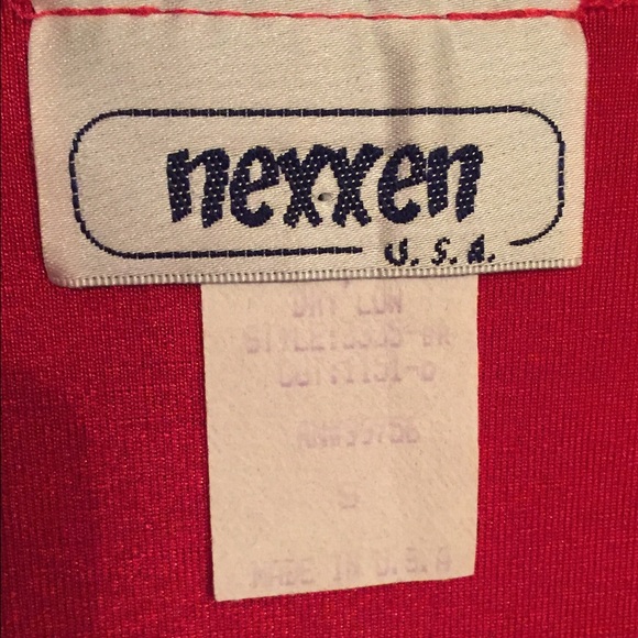 Nexxen Red Slit Skirt and Sleeveless Top Set-S - Picture 5 of 8
